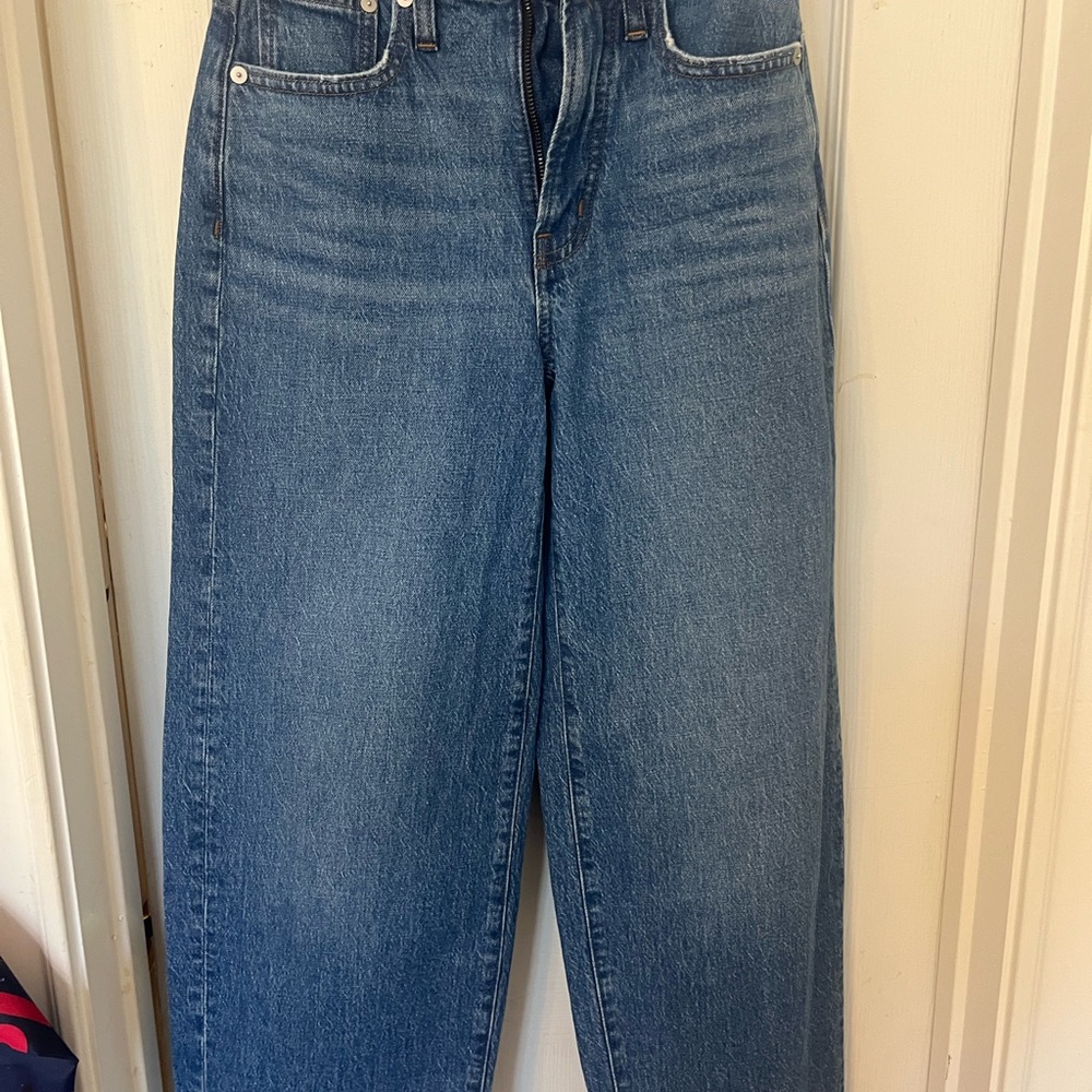 Madewell Women's Straight Leg Blue Jeans